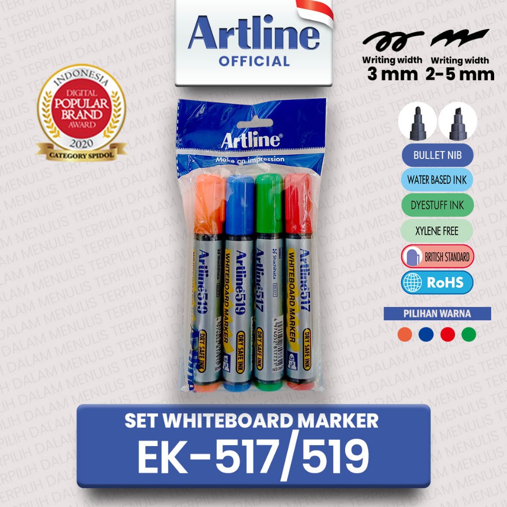 

PROMO SET WHITEBOARD DRY SAFE EK-517 & EK-519