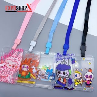 

ID CARD HOLDER LABUBU TRANSPARANT TEMPAT KARTU PHOTOCARD PHOTO CARD