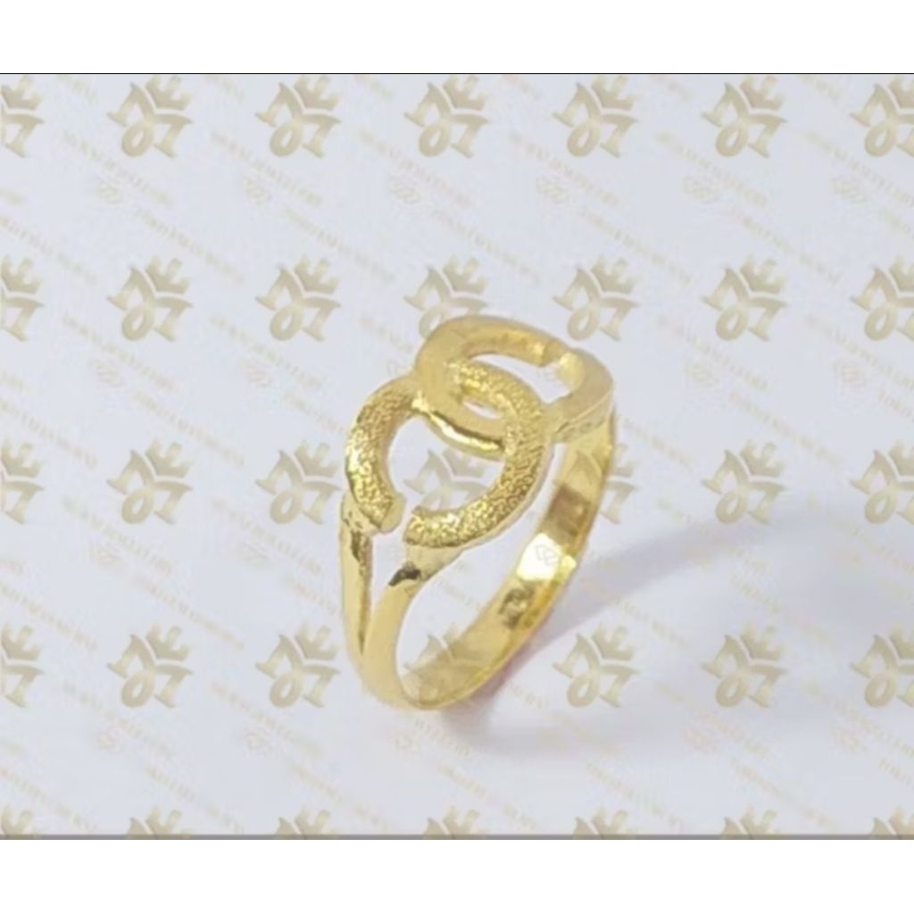 Emas 24K LM 99,9% Cincin Chanel