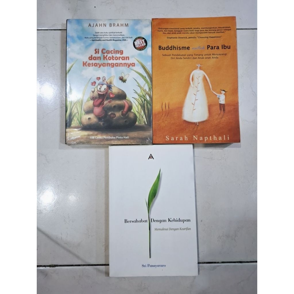 ORIGINAL OBRAL BUKU MURAH  / BUKU AJAHN BRAHM / BACAAN AGAMA BUDHA / BUKU NONFIKSI / MOTIVASI / PENG