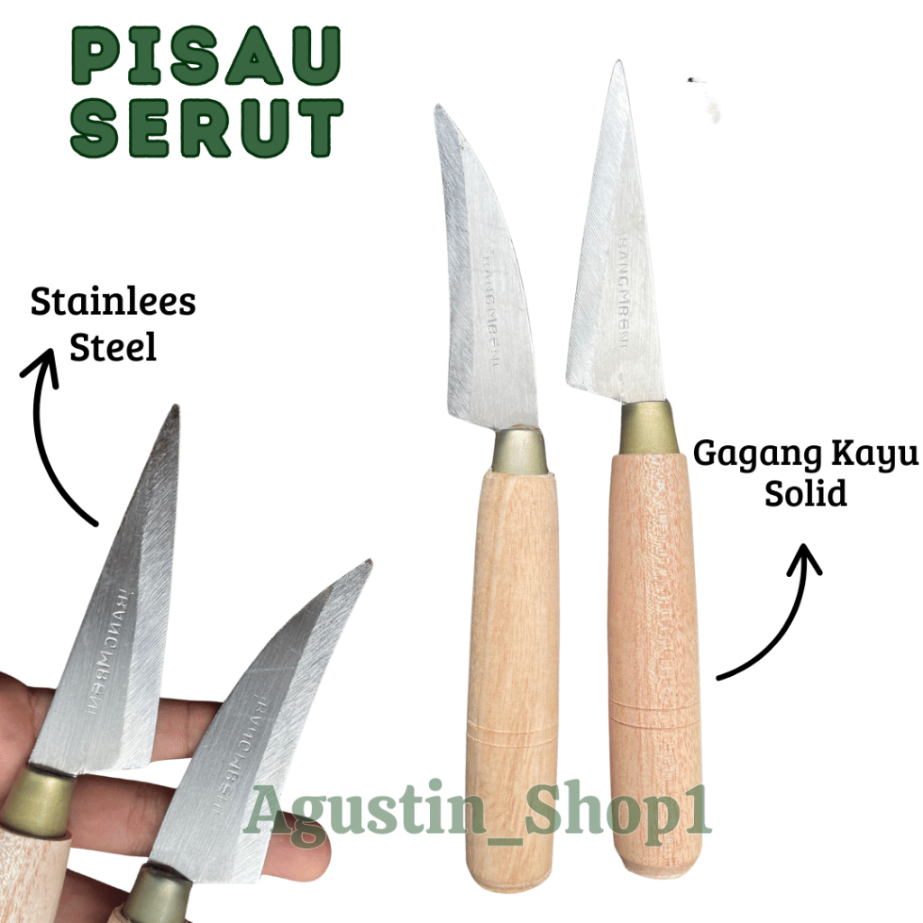 Pisau Serut Bambu Stainlees Steel / Pisau Bambu Layang-Layang
