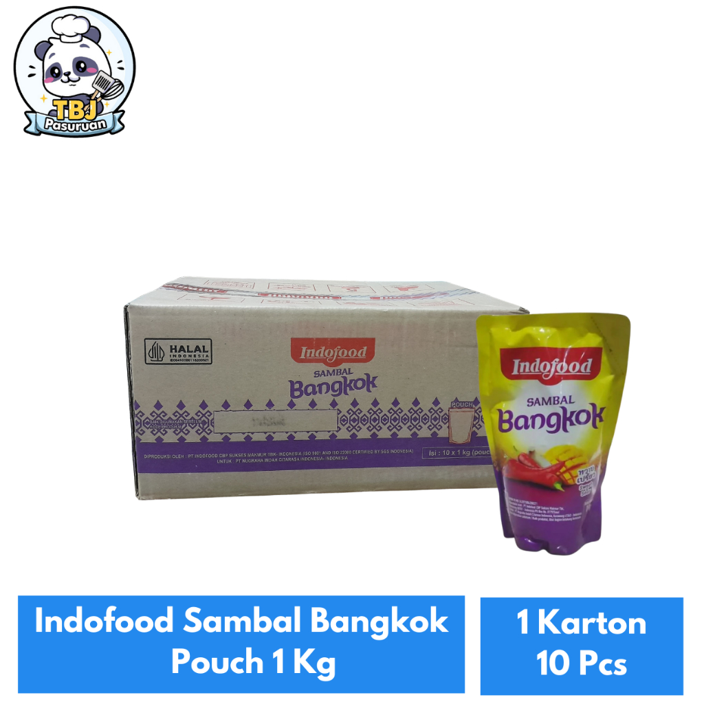 

Indofood Sambal Bangkok Pouch 1 Kg Kemasan 1 Karton Isi 10 Pcs