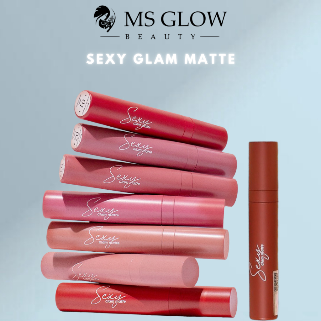 MS Glow MS Cosmetic Sexy Glam Matte Lipstick Original