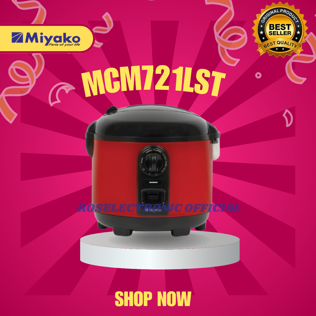 MIYAKO Rice Cooker Rendah Gula | Low Sugar 5 In 1 MCM 721 LST / MCM721 LST / MCM721LST /ORIGINAL