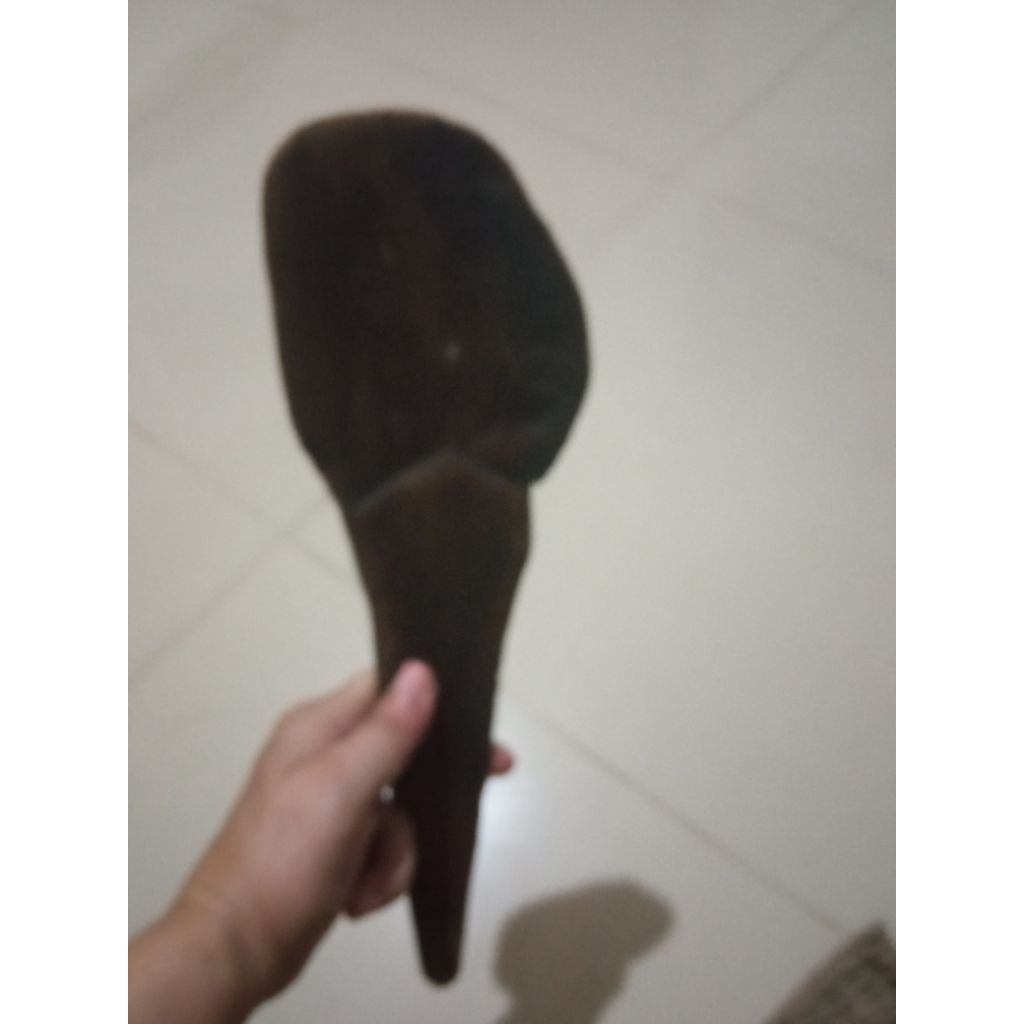 centong nasi kayu jadul JATI lawasan bekas pakai  tua langka asli jati