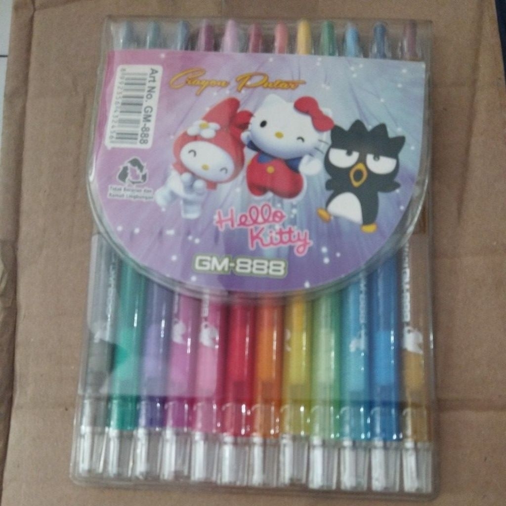 

crayon putar 12warna panjang GM