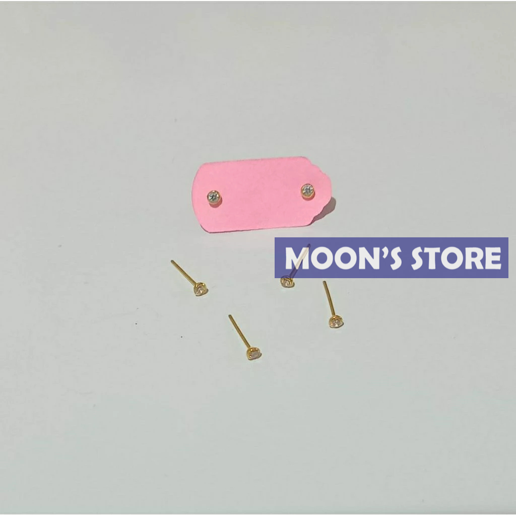 BARU Anting-Anting Fashion Wanita Model Tindik Bahan Emas Muda Awet Berkualitas