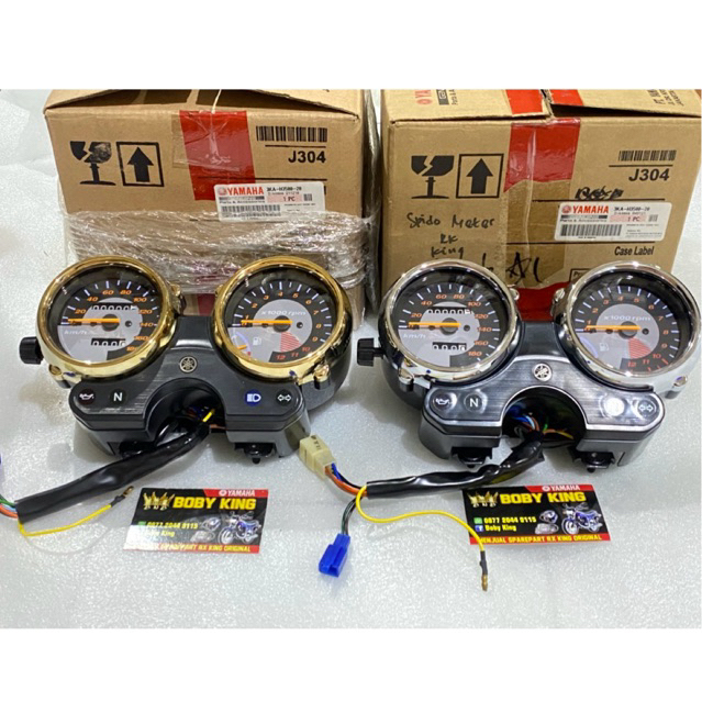 SPEEDOMETER SPIDOMETER CHROME / GOLD ASSY RXKING RXKING ORIGINAL YAMAHA 3KA-H3500-20