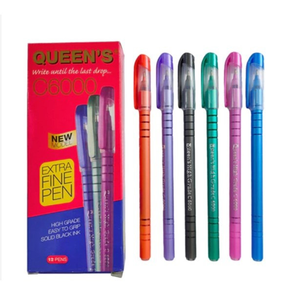 

BOLPEN / PULPEN FASTER QUEEN C6000 HITAM / PCS