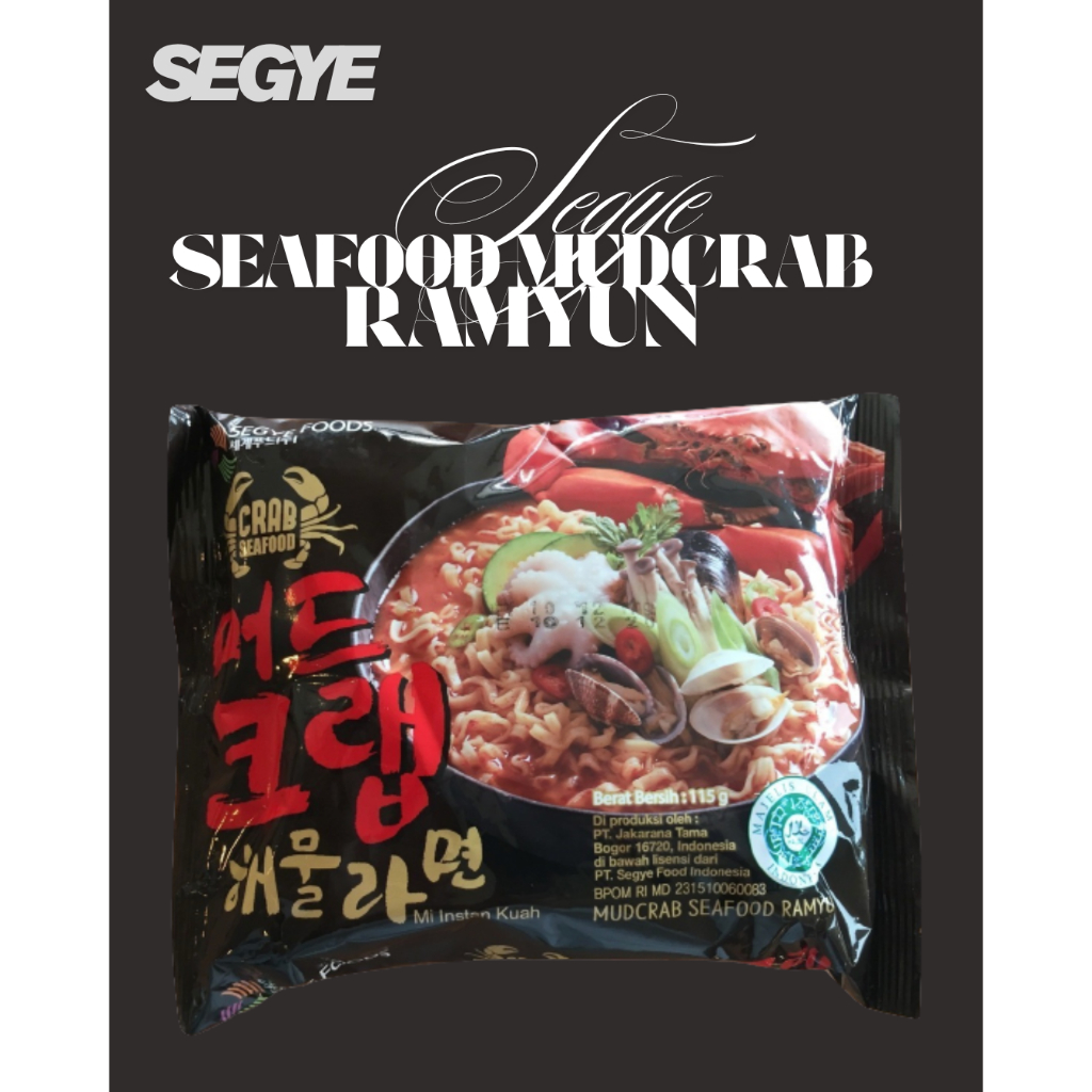 

SEGYE RAMYUN - MUDCRAB SEAFOOD RAMYUN