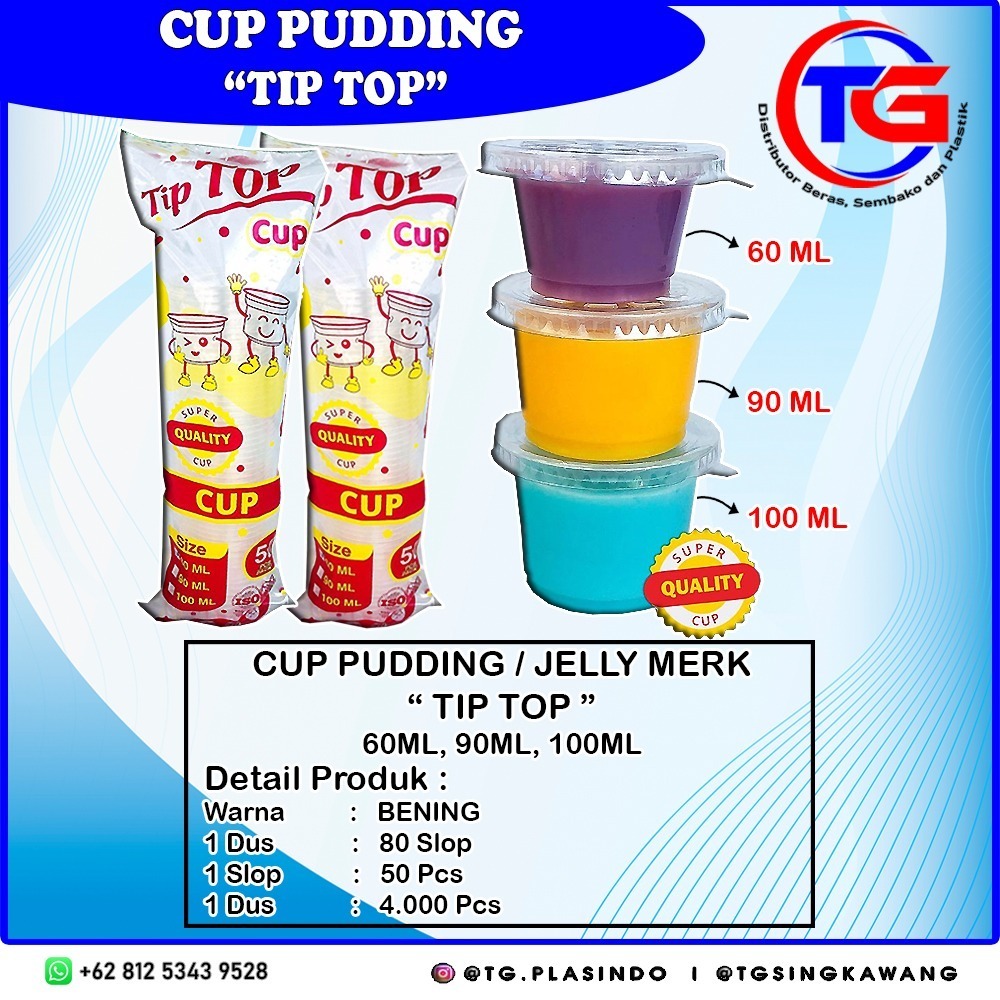 CUP PUDING JELLY TIP TOP