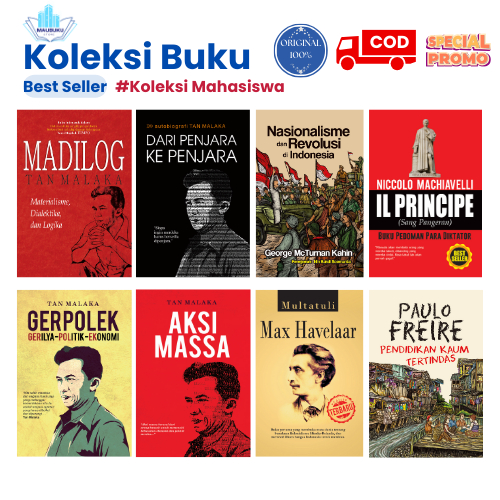 Paket Buku Mahasiswa Filsafat & Politik- Tan Malaka -Madilog - Aksi Massa - Sosial Politik - Narasi 
