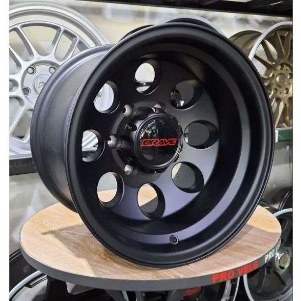 Velg Mobil Offroad Ring 15 Lebar 10 PCD 6×139.7 Racing Wheel Brave 171