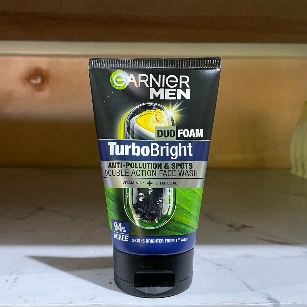 GARNIER Men Facial Wash TurboBright 100ml