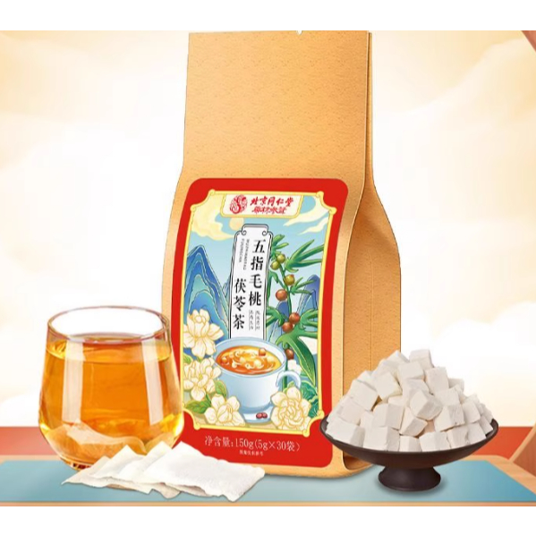 

Beijing Tongren Tang Wu Zhi Mao Tao Fu ling Cha Teh Wuzhimaotao Fuling