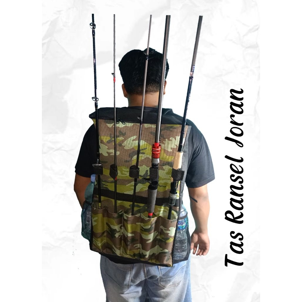 Tas Pancing Ransel Gendong 5 Slot Joran