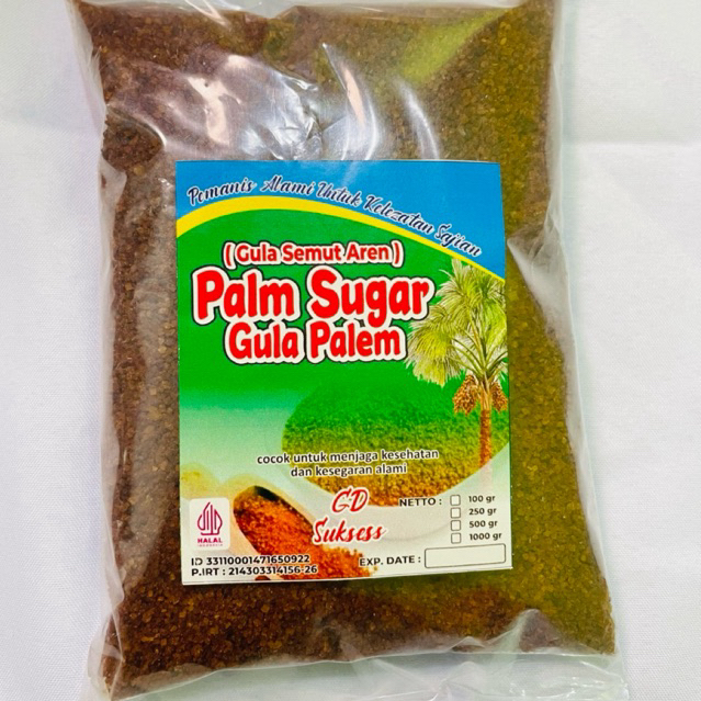 

Gula aren bubuk 250 Gram / palm sugar/ Gula semut kualitas premium