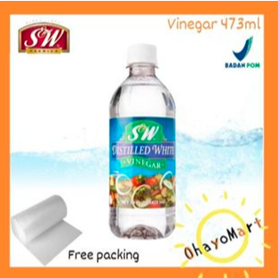 

S&W Distilled white vinegar 473ml / SW cuka putih botol kecil 473ml
