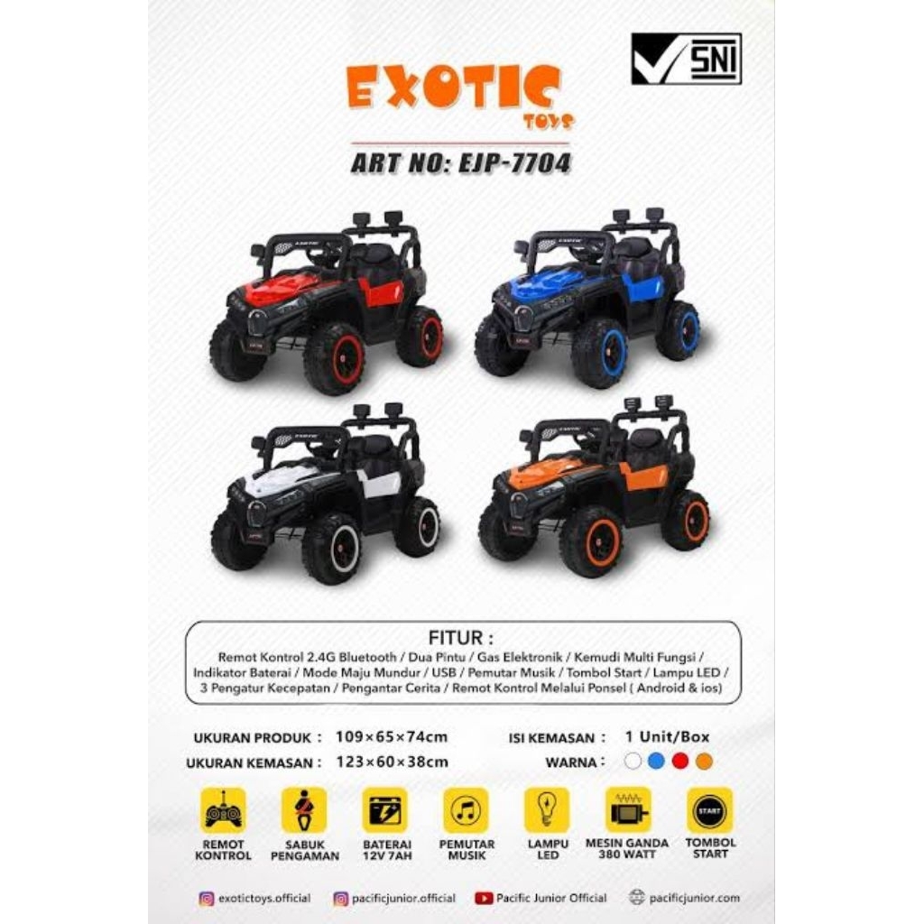 Mobil Aki EXOTIC JEEP EJP 7704