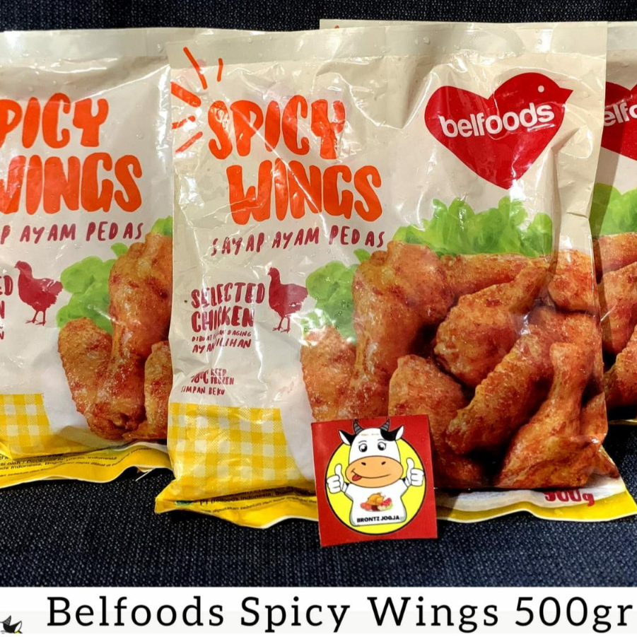 

BELFOODS SPICY WINGS 500GR - FROZEN FOOD - BRONTZ JOGJA