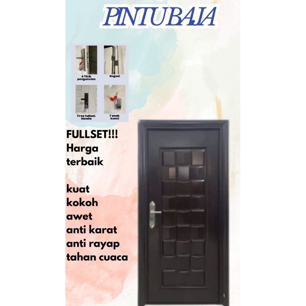 PINTU BAJA/PINTU UTAMA/PINTU RUMAH/PINTU KAMAR