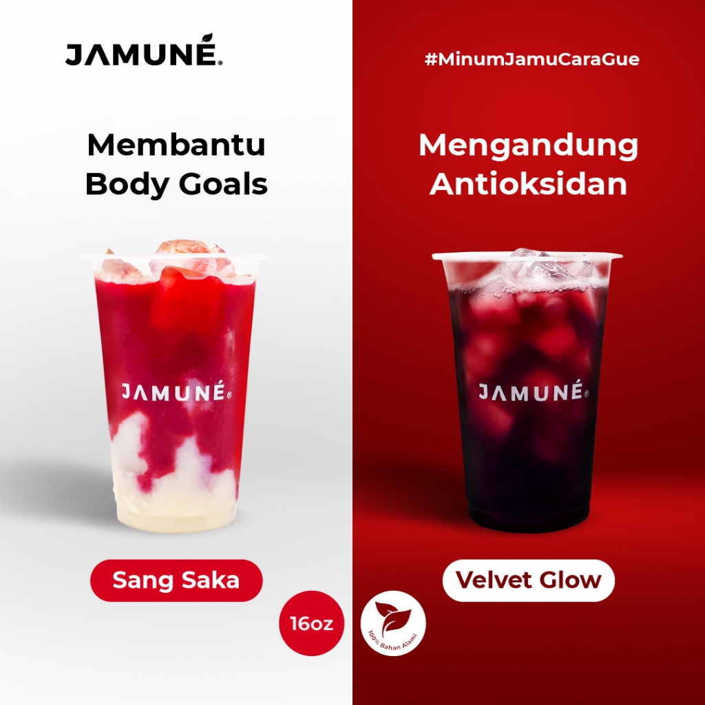 

Jamune Sang Saka & Velvet Glow Jamu Body Goals & Antioksidan