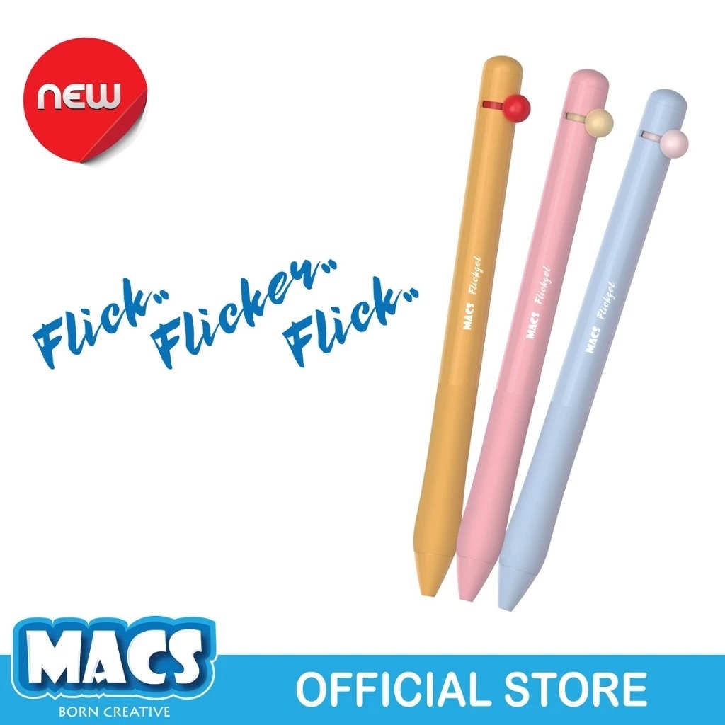 

MACS Flick Gel Pen 0,7 / Pulpen Gel 0,7