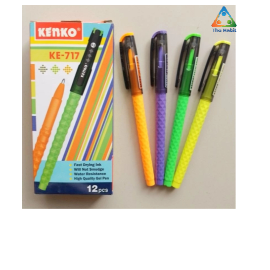 

(The Habit) Pulpen Gel Pen Kenko KE-717 ( 2Pcs )