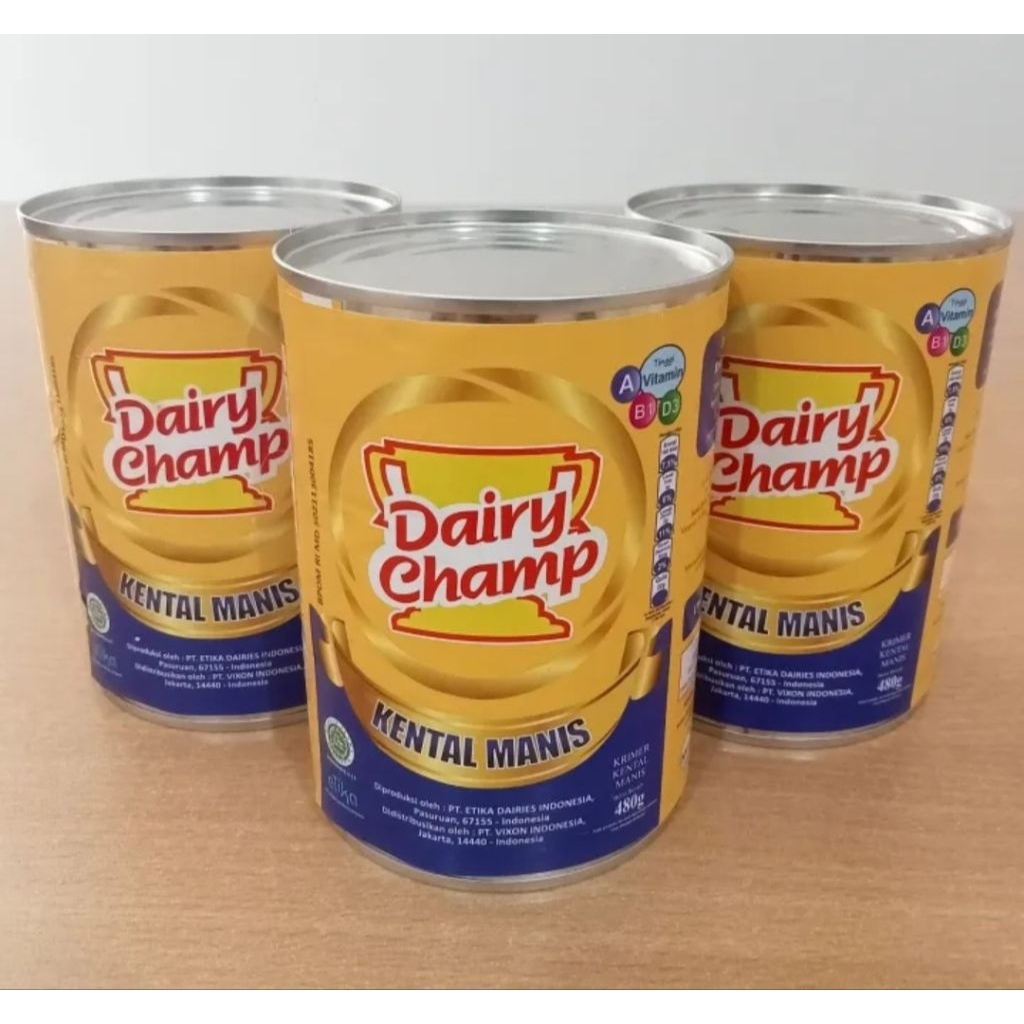

Susu Krimer Kental Manis SKM Dairy Champ kaleng 480 gr