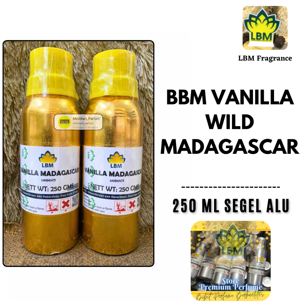 VA WILD MADAGASCAR Berkualitas 250 ML SEGEL Alumunium Bibit Parfum LBM Fragrance
