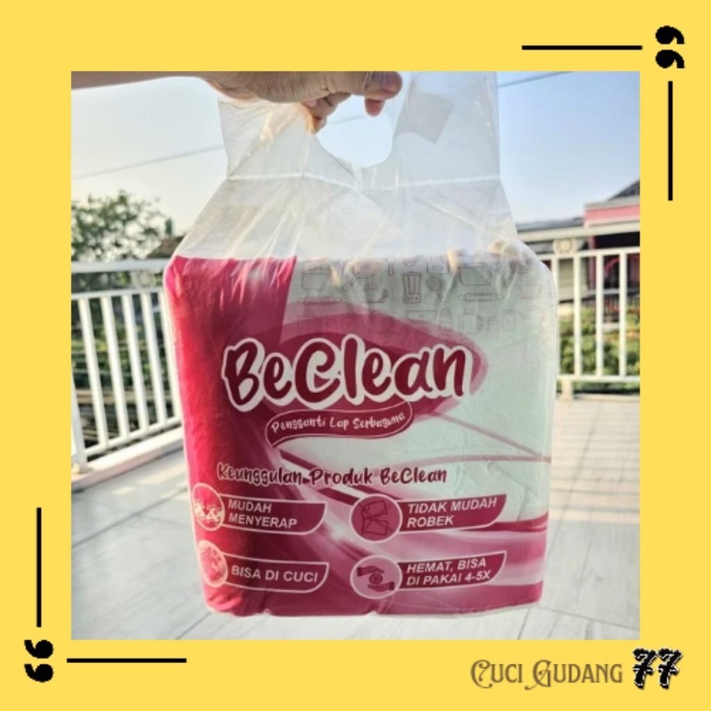BeCLEAN 500 Gram TISSU DAPUR TISU KOMPOR BISA DI CUCI
