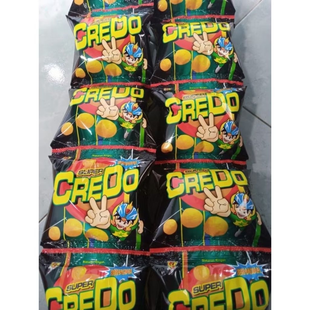 

Snack jadul CREDO berhadiah jajanan asin gurih Chiki enak berhadiah uang