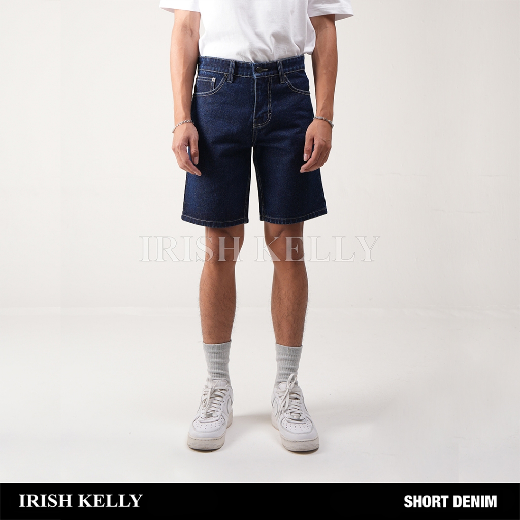 IRISH KELLY Short Pants Denim Jeans MEDIUM BLUE