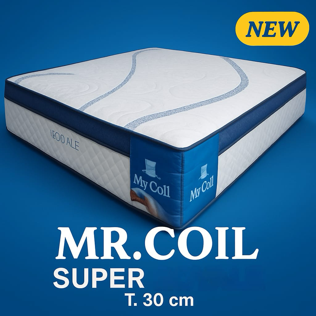 Matras Springbed Mr. Coil type tinggi 30cm berplushtop