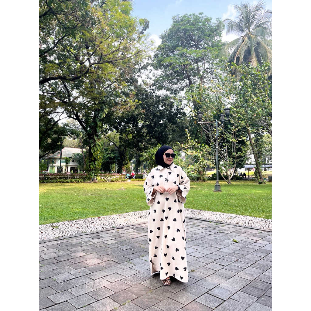 Motaz | Yasmine Dress | Dress Kekinian | Gamis Motif Fashion | Gamis Motif Sporty