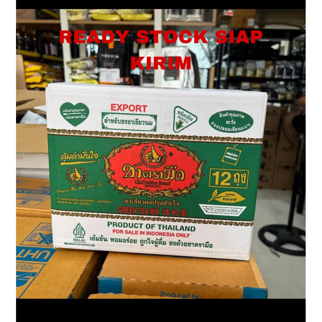 

Thai Tea Greentea Chatramue 200gr Karton - Karton (12pcs)