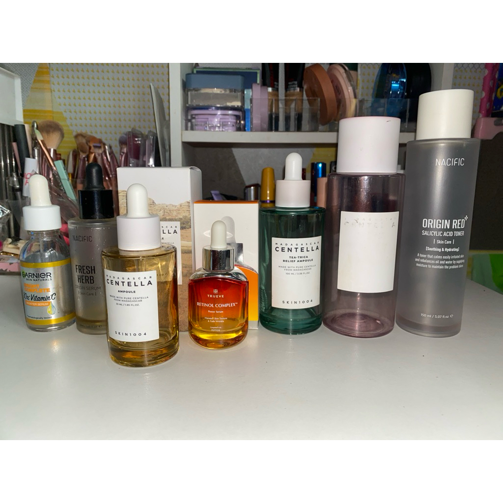 Botol Skincare Kosong / Kemasan Skincare Kosong. Botol Serum Ampoule Toner