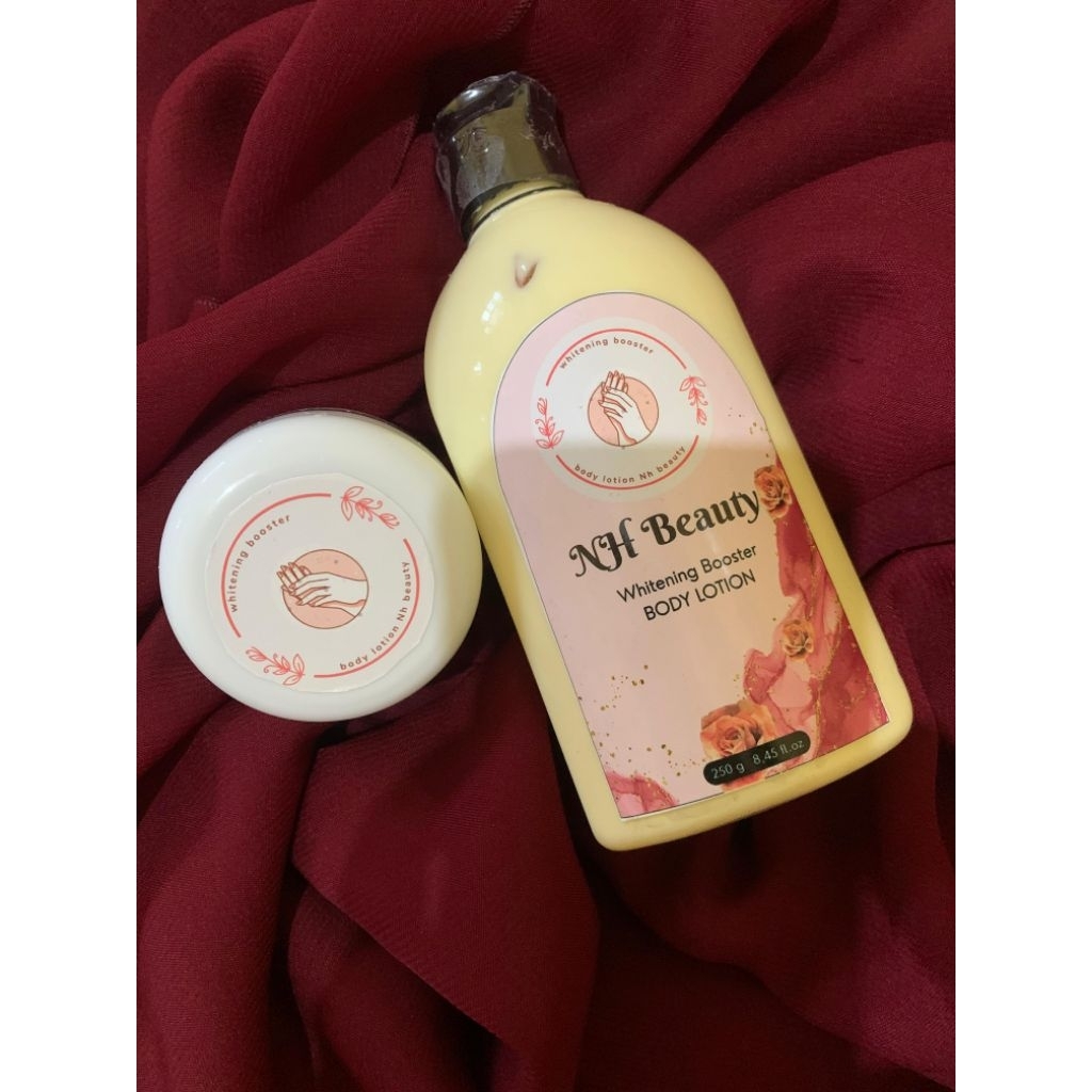 paket whitening(whitening booster+handbody lotion)