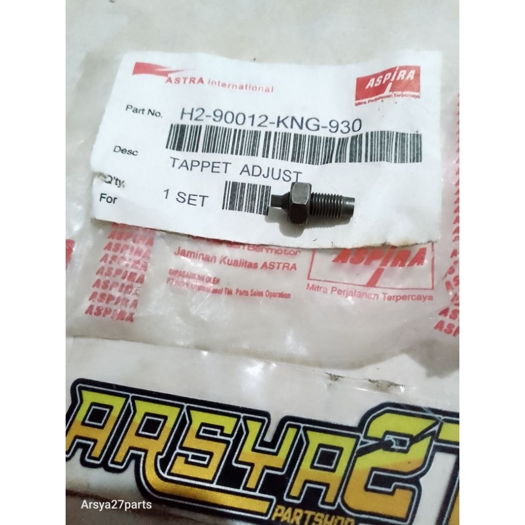 baut setelan klep honda tiger gl pro kn6 original aspira
