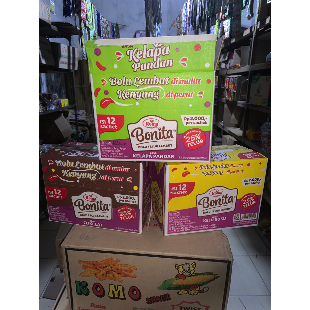 

BOLU BONITA/SNACK/BOLU EMPUK