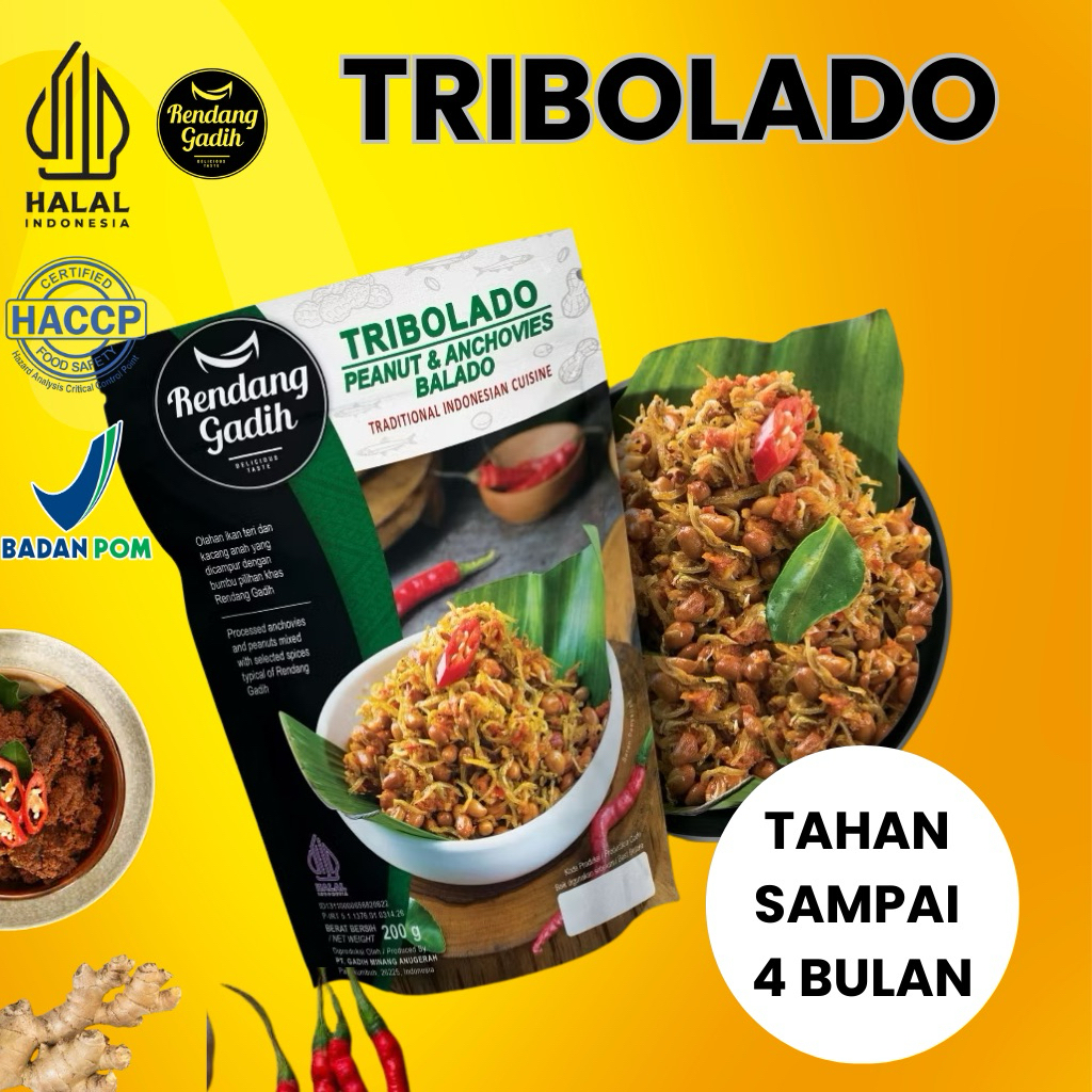 

TRIBOLADO ( TERI KACANG BALADO ) - RENDANG GADIH PAYAKUMBUH