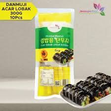 

Danmuji Java super food Danmuji korea acar lobak kuning 300 Gram isi 10 potong