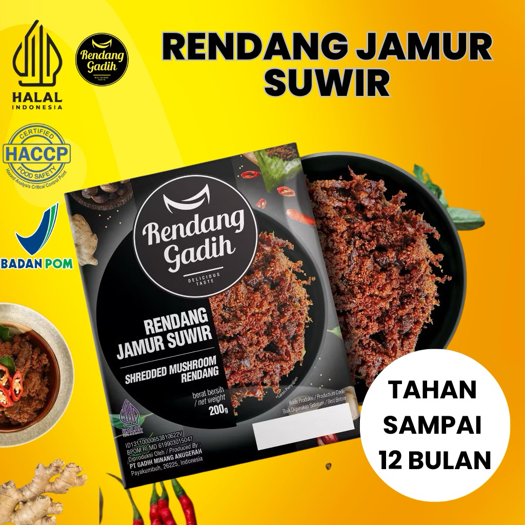 

RENDANG JAMUR SUWIR - RENDANG GADIH PAYAKUMBUH