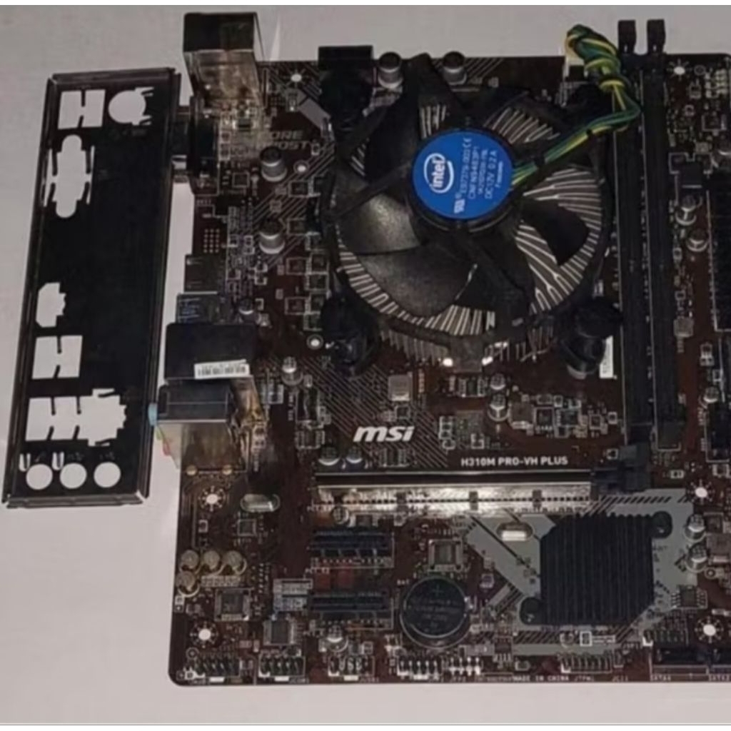 msi h310m lga 1151+ prosesor i3 9100f coffelake 