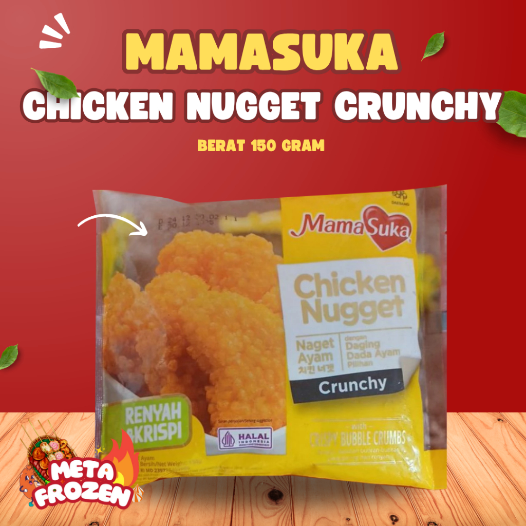 

MAMA SUKA CHICKEN NUGGET CRUNCHY 150 GR