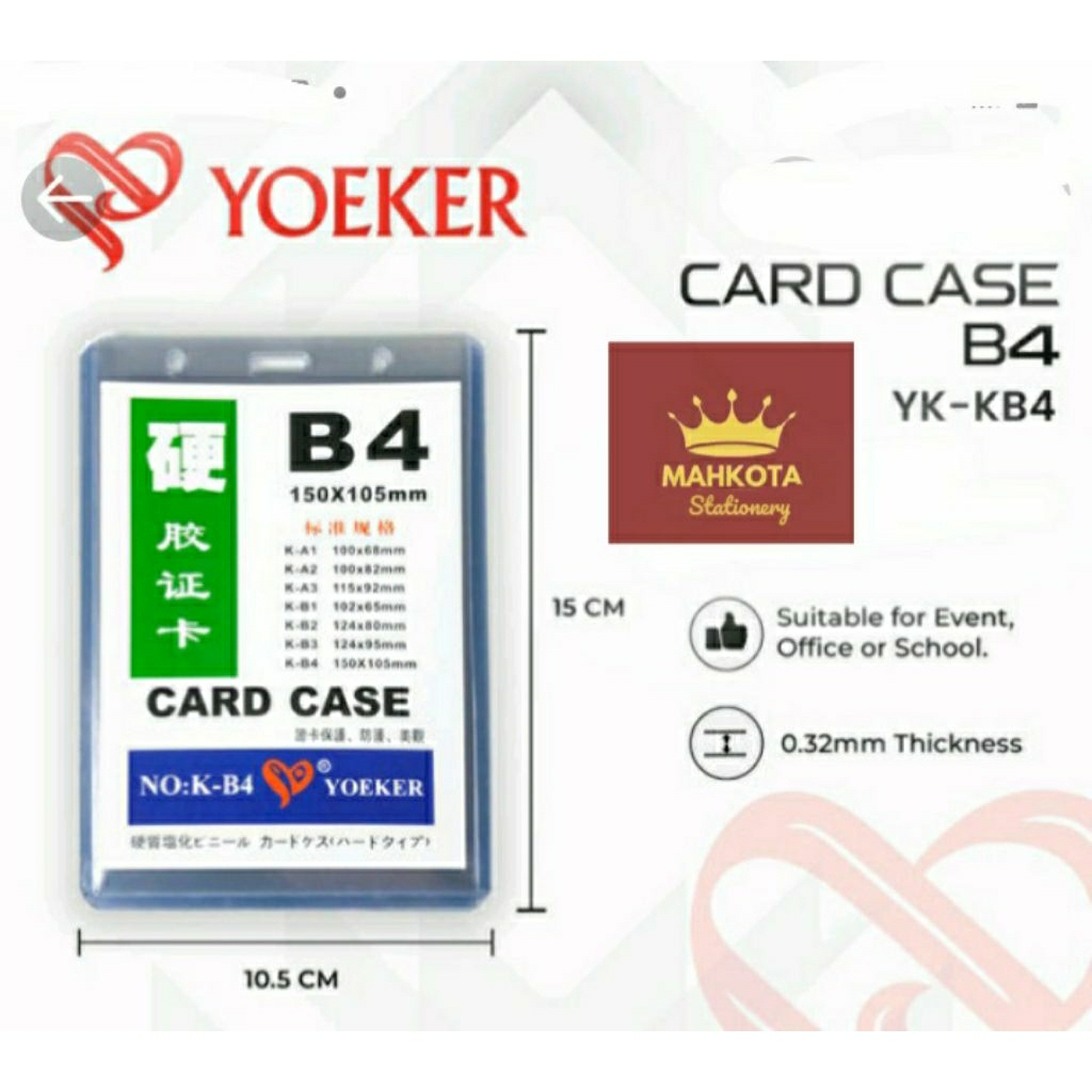 Id Card B4 Plastik Mika/Tempat Id Card