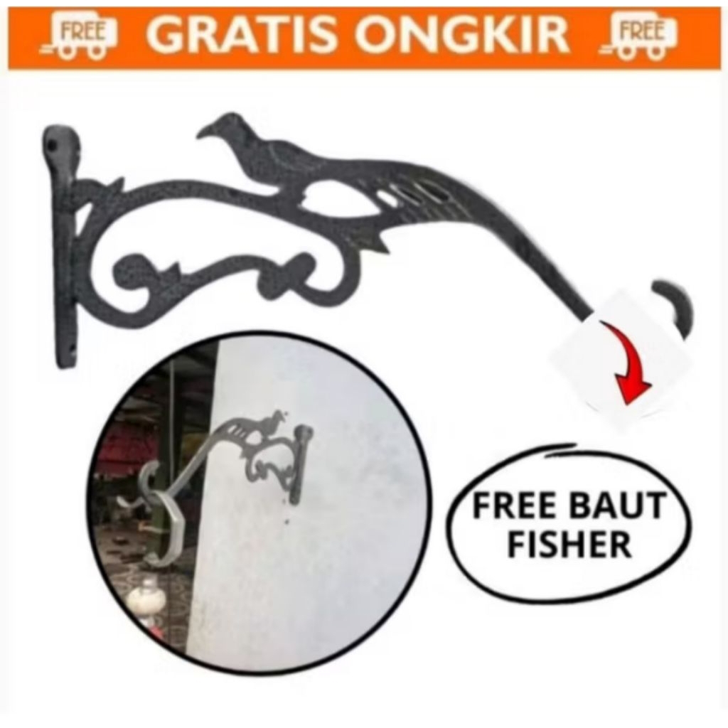 Siku dinding motif burung buat cantolan sangkar