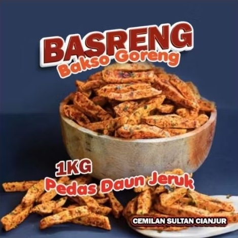 

COD Basreng Original Pedas Daun Jeruk Viral 1KG Cemilan Sultan Cianjur Snack Ngabret Full Bumbu TOP