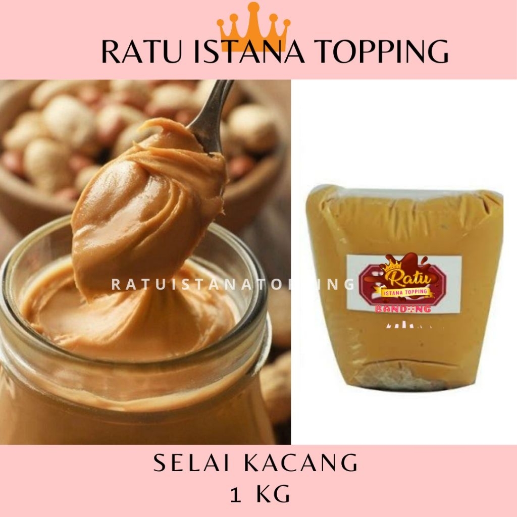 

SELAI KACANG LOKAL PREMIUM 1 KG PEANUT BUTTER CREAMY