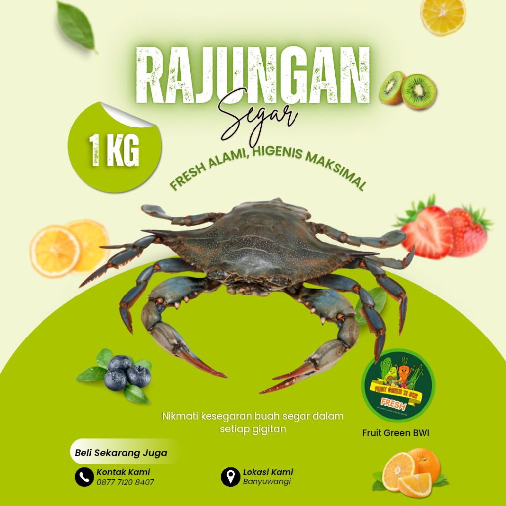 

rajungan fress 1 kg